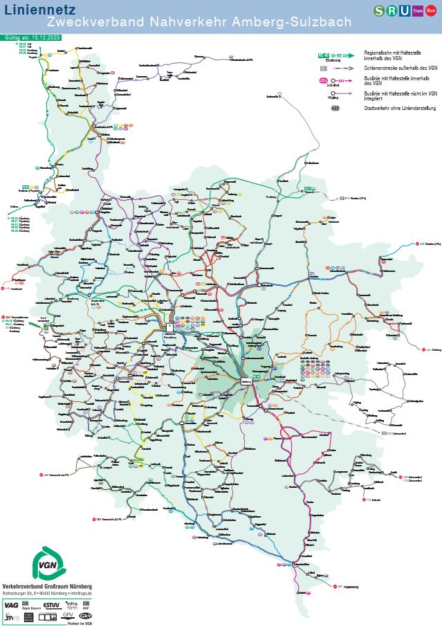 Liniennetzplan Landkreis